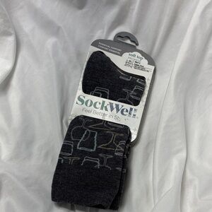 Sockwell soft top Happy Hour ultra light cushion merino wool bamboo Ray socks